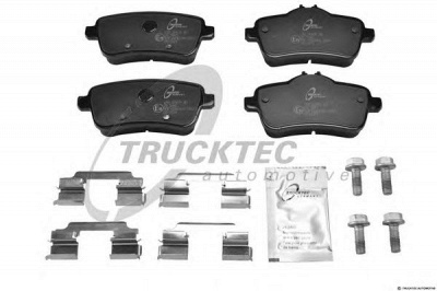 TRUCKTEC AUTOMOTIVE 0235437 -  Комплект тормозных колодок, дисковый тормоз
